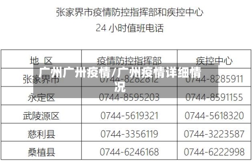 广州广卅疫情/广州疫情详细情况