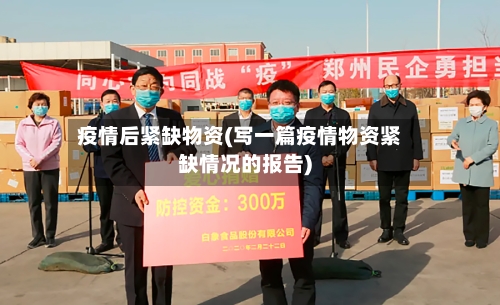 疫情后紧缺物资(写一篇疫情物资紧缺情况的报告)-第3张图片
