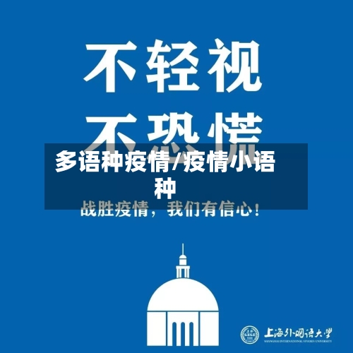 多语种疫情/疫情小语种-第2张图片