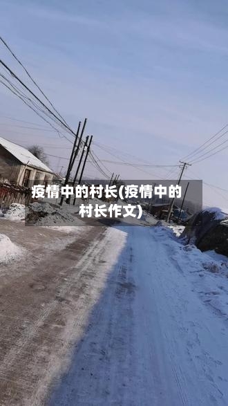 疫情中的村长(疫情中的村长作文)-第2张图片
