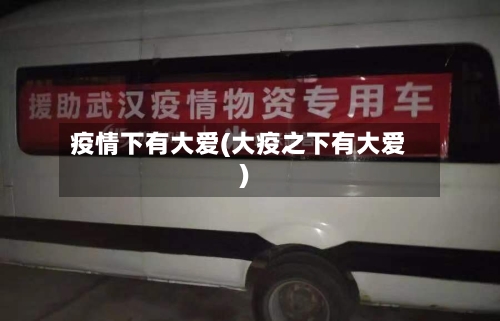 疫情下有大爱(大疫之下有大爱)