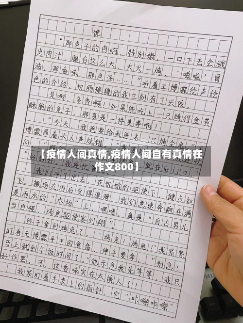 【疫情人间真情,疫情人间自有真情在作文800】