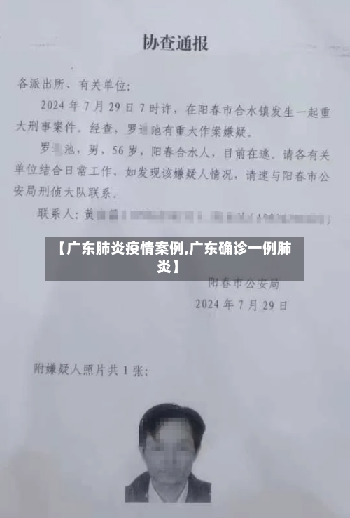 【广东肺炎疫情案例,广东确诊一例肺炎】-第2张图片