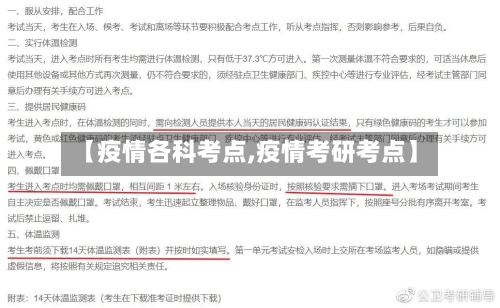 【疫情各科考点,疫情考研考点】