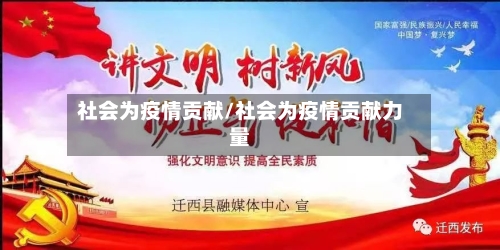 社会为疫情贡献/社会为疫情贡献力量