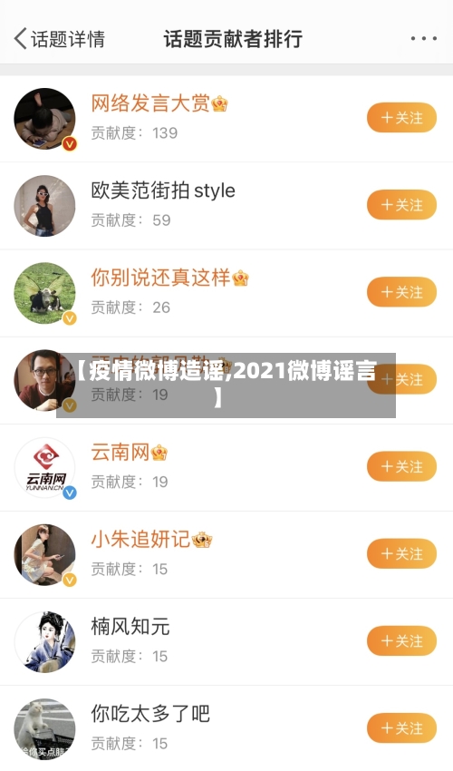 【疫情微博造谣,2021微博谣言】-第3张图片