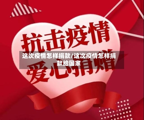这次疫情怎样捐款/这次疫情怎样捐款给国家