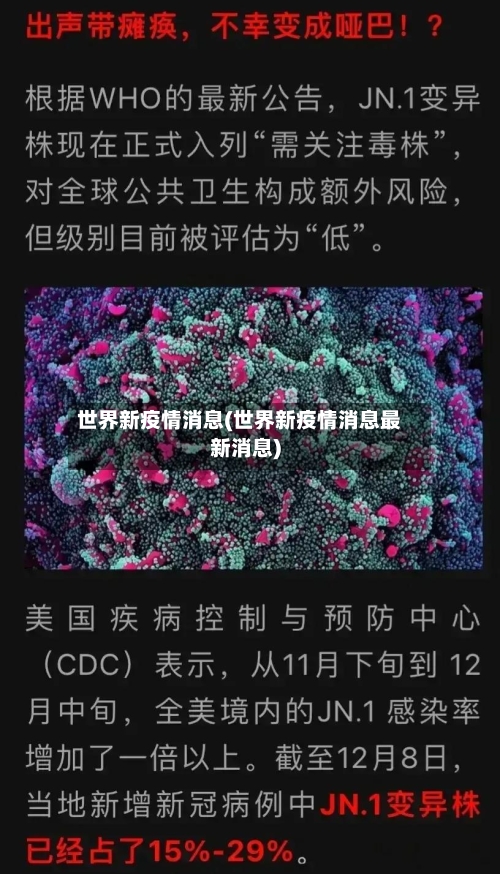世界新疫情消息(世界新疫情消息最新消息)-第2张图片