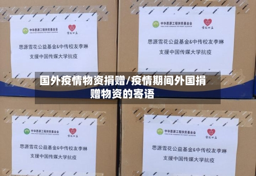 国外疫情物资捐赠/疫情期间外国捐赠物资的寄语-第3张图片