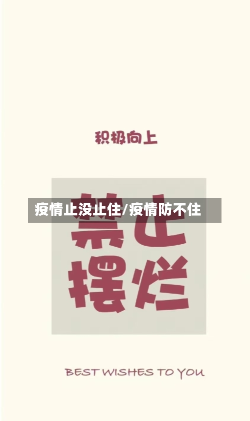 疫情止没止住/疫情防不住-第2张图片