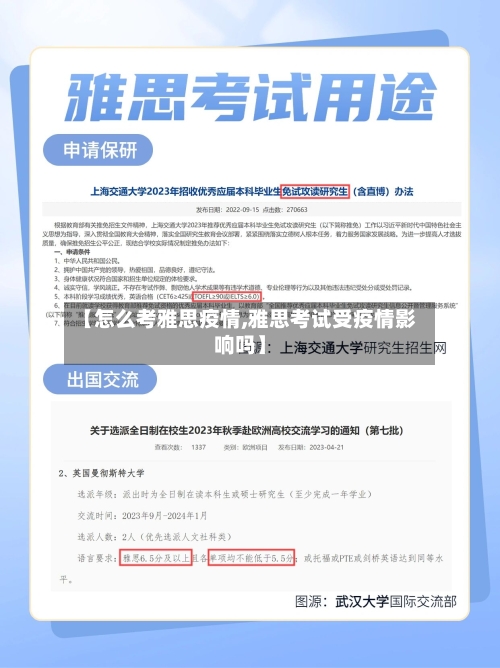 【怎么考雅思疫情,雅思考试受疫情影响吗】-第2张图片