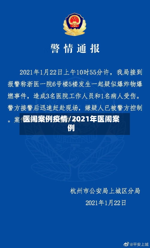 医闹案例疫情/2021年医闹案例