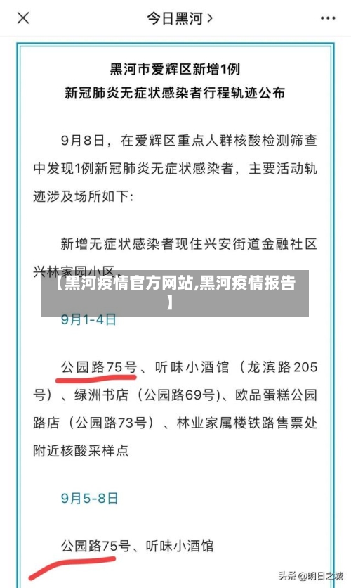 【黑河疫情官方网站,黑河疫情报告】