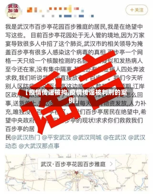 【疫情传谣被拘,疫情传谣被判刑的案例】-第3张图片