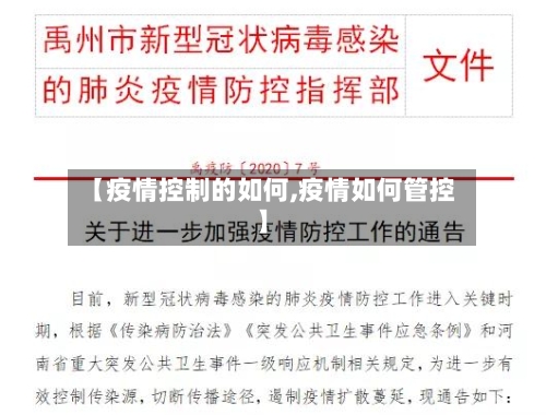 【疫情控制的如何,疫情如何管控】-第3张图片