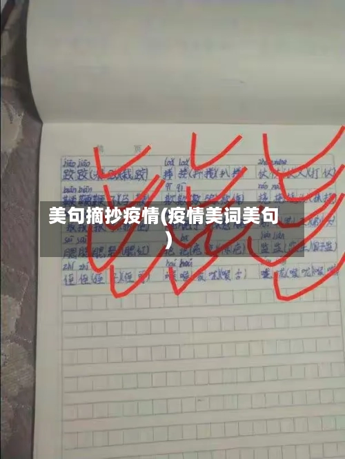 美句摘抄疫情(疫情美词美句)