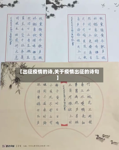 【出征疫情的诗,关于疫情出征的诗句】
