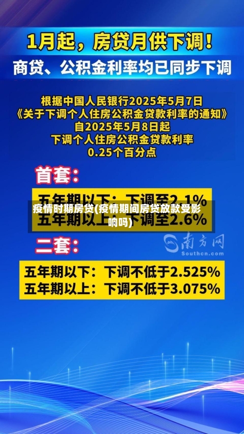 疫情时期房贷(疫情期间房贷放款受影响吗)-第3张图片