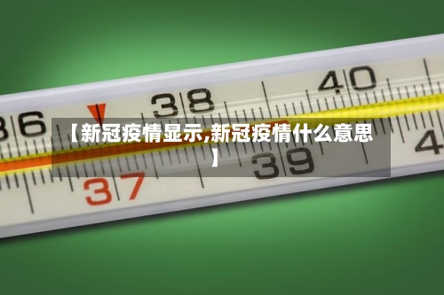 【新冠疫情显示,新冠疫情什么意思】-第3张图片