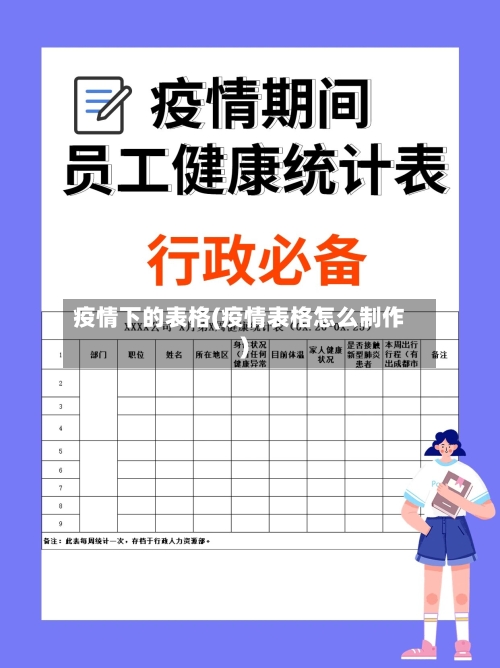 疫情下的表格(疫情表格怎么制作)