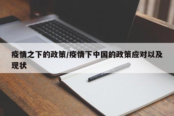 疫情之下的政策/疫情下中国的政策应对以及现状